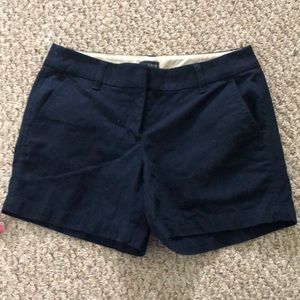 NWOT J. Crew Factory chino shorts navy blue size 0